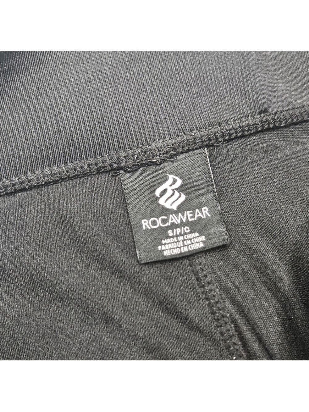 Rocawear Black Mesh Panel Leggings Size S - Picture 6 of 6